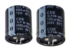 SLP and SLPX Aluminum Electrolytic Capacitors