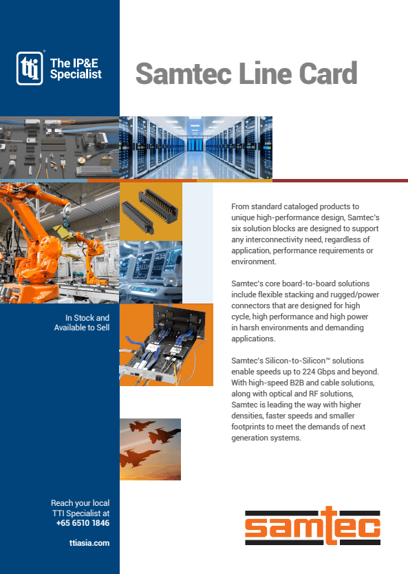 Samtec Product Line Card PDF Thumbnail
