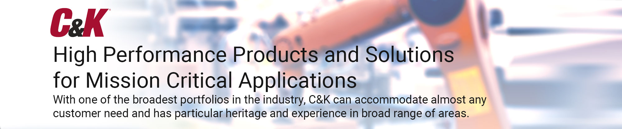 C&K Lighting Switches for Mission Critical Applications