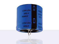 380LX/382LX 85°C High Capacitance, Snap-In Aluminum Capacitor
