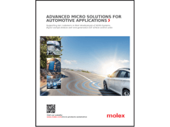 Molex Advanced Micro Solutions For Automotive Applications
