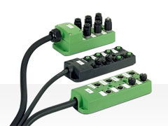 Rugged M12 Sensor/Actuator Boxes and Cables