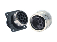 Souriau Plastic Circular Connector with Metal Locking (UTG Series)