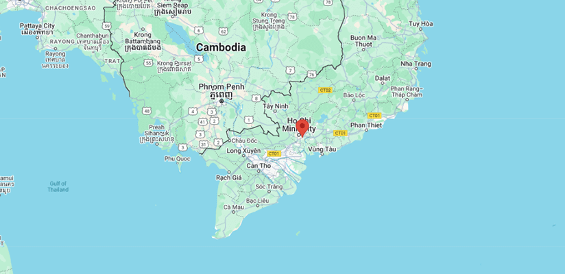Map of Vietnam