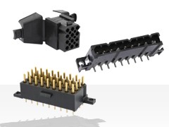 Souriau Rectangular, Self Mounting Plastic Connectors (SMS Series)