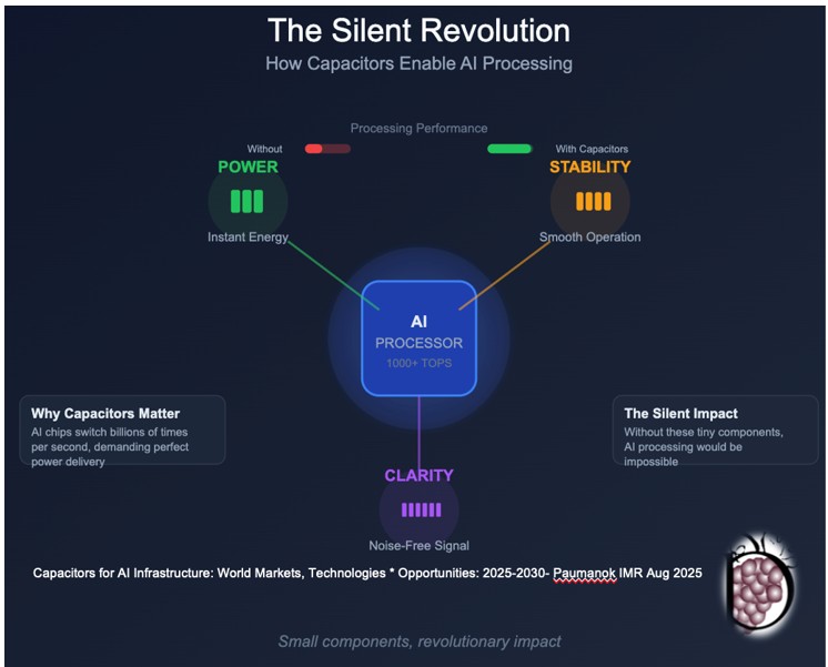 Power, Stability and Signal Clarity in AI Architecture Through Applied Capacitance