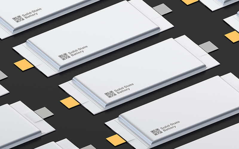 Modern Array of Sleek Solid-State Batteries