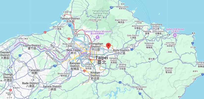 Map of Taiwan