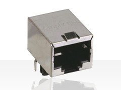 Amphenol Commercial Filtered and Shielded, Right Angled Modular Jacks