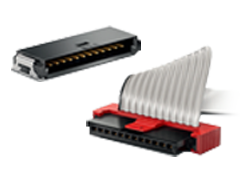 ERNI MiniBridge 1.27mm Single Row Connectors