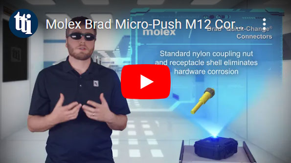 Molex Brad Micro Push M12 线组和连接器
