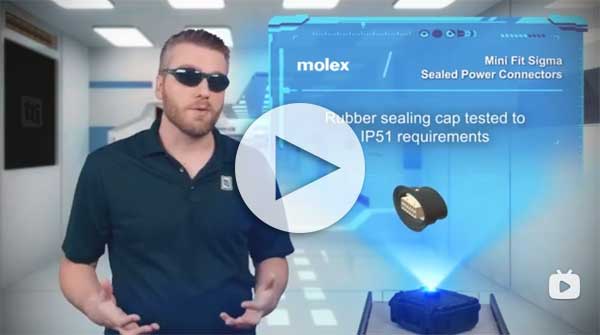 Molex Mini-Fit Sigma Sealed Power Connectors - Tech Specs video