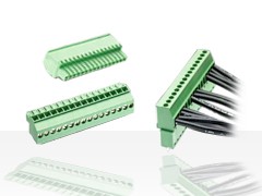 TE Connectivity Eurostyle Terminal Blocks Left and Right-Hand Plugs