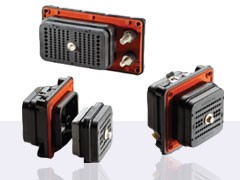 DEUTSCH DRB series connectors are heavy duty connectors suitable for bulkhead applications. They are designed to accommodate multiple wire gauges and feature high pin counts, including 48, 60, 102, and 128 cavities. To increase the design flexibility, the DRB series offers several mounting flange options and wire arrangements. The DRB series is suited for on- and off-highway applications, marine, industrial, and agriculture markets in harsh environments.