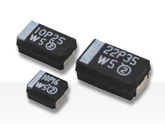 Vishay Automotive Grade Molded Solid Tantalum Chip Capacitor (TP3)
